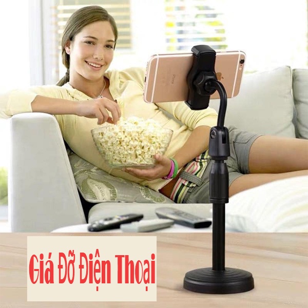 Giá Đỡ Điện Thoại livestream Xoay 360 Độ dùng để Quay Phim Ghi Hình Đa Năng