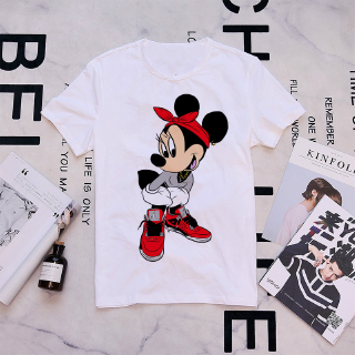Áo Thun Cotton In Hình Chuột Mickey Thời Trang Cho Nam