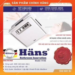 QUẠT MÁT ÂM TRẦN HANS H10S