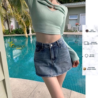 Quần Giả Chân váy Ngắn Chữ A Lưng Cao Dáng Đứng Cá Tính Phong Cách Hàn Quốc Phù Hợp Đi Chơi Đi Dạo Phố Cv31701