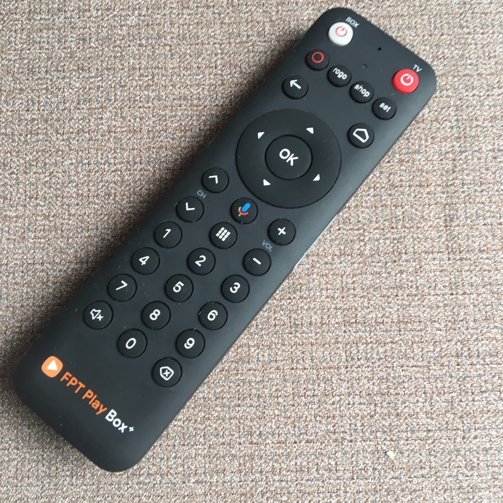 Điều khiển fpt Playbox có tìm kiếm giọng nói bóc máy còn mới 80%