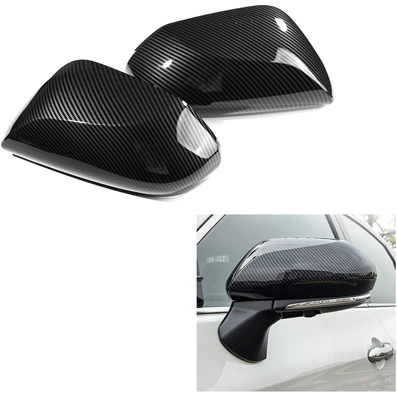 Viền Bảo Vệ Kính Chiếu Hậu Xe Hơi Bằng Sợi Carbon Cho Toyota Camry LE SE 2018-2022