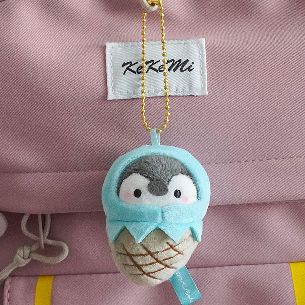 Móc Chìa Khóa Xe Hơi Bằng PP Cotton Hình Chim Cánh Cụt / Cà Rốt / Khủng Long Sáng Tạo Giá Đỡ