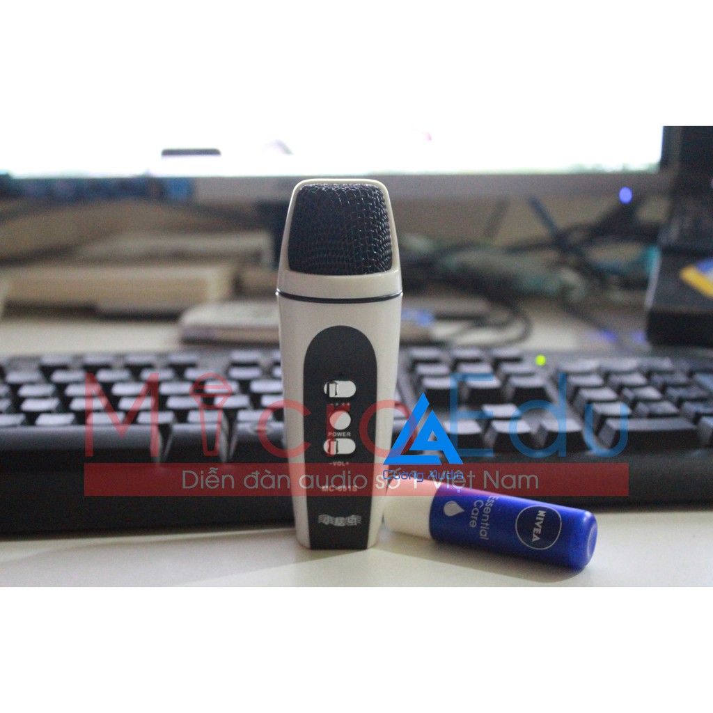 Micro MC 091s là chiếc micro mini đa năng giúp bạn hát karaoke trên điện thoại thông minh