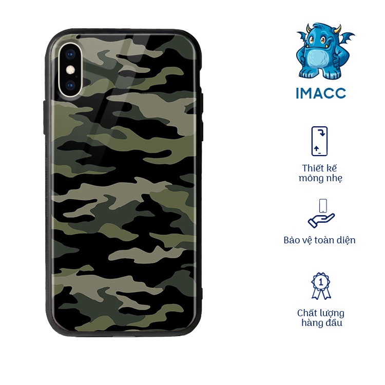 Ốp đt ip quân đội đẹp quý phái imacc cho iphone11/11pro/11promax/x/xr/xs/xs/max/78/plus/se
