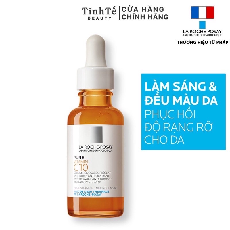 Laroche-Posay Pure VitaminC10. La roche-Posay Pure Vitamin C10 Chai 30ml Hàng Pháp