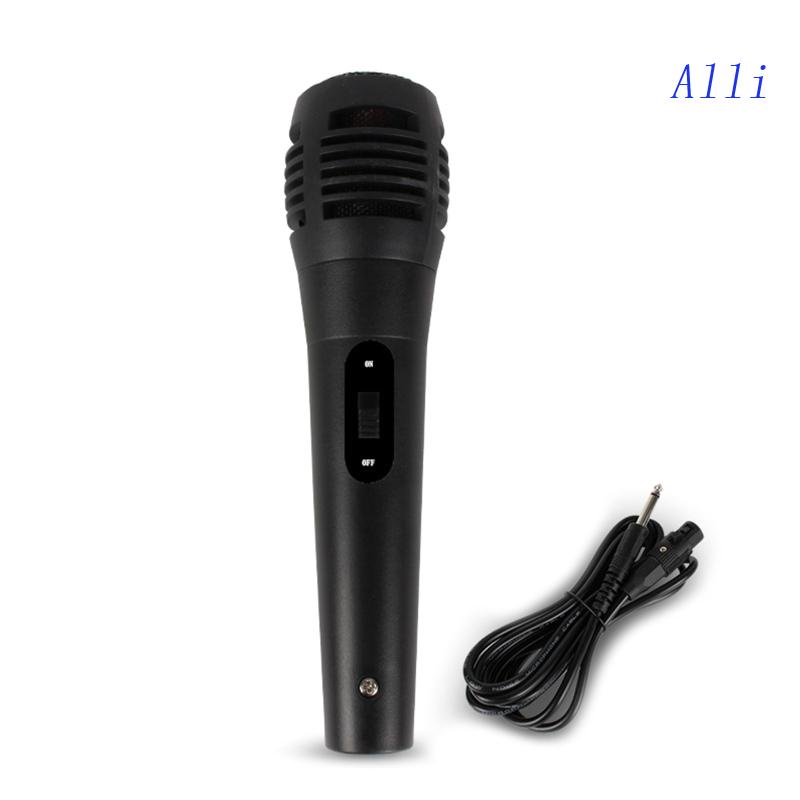 Micro Có Dây 300cm Kèm Công Tắc ON / Off Dùng Để Hát Karaoke / Hát Karaoke / Speech / Đám Cưới