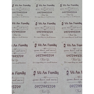 Decal giấy kraft Amazon A4, 50 tờ