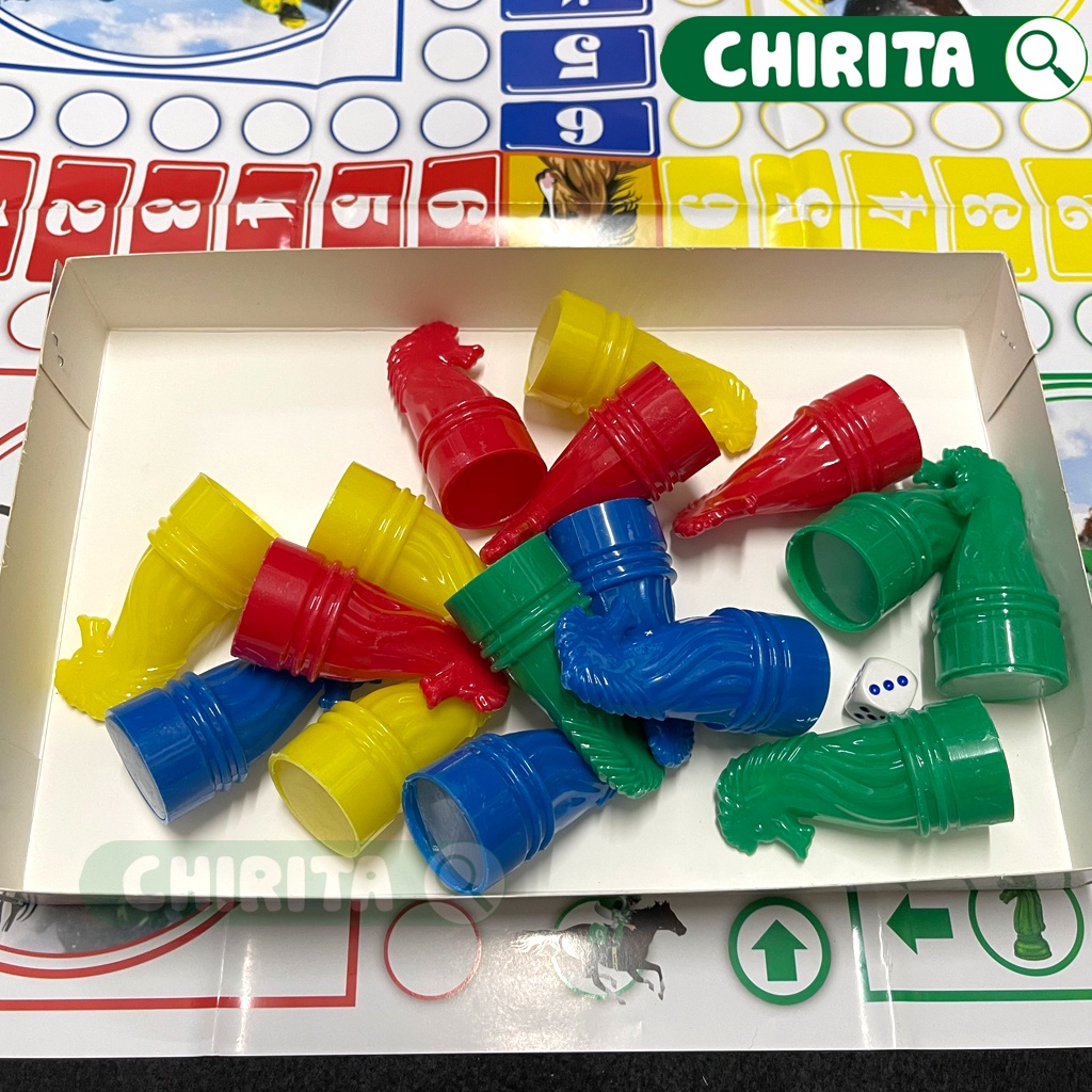 Bộ Đồ Chơi Cờ Cá Ngựa Loại Tốt - Cờ Đua Ngựa Chất Liệu Nhựa An Toàn Cao Cấp - Boardgame, Đồ Chơi Trẻ Em CHIRITA