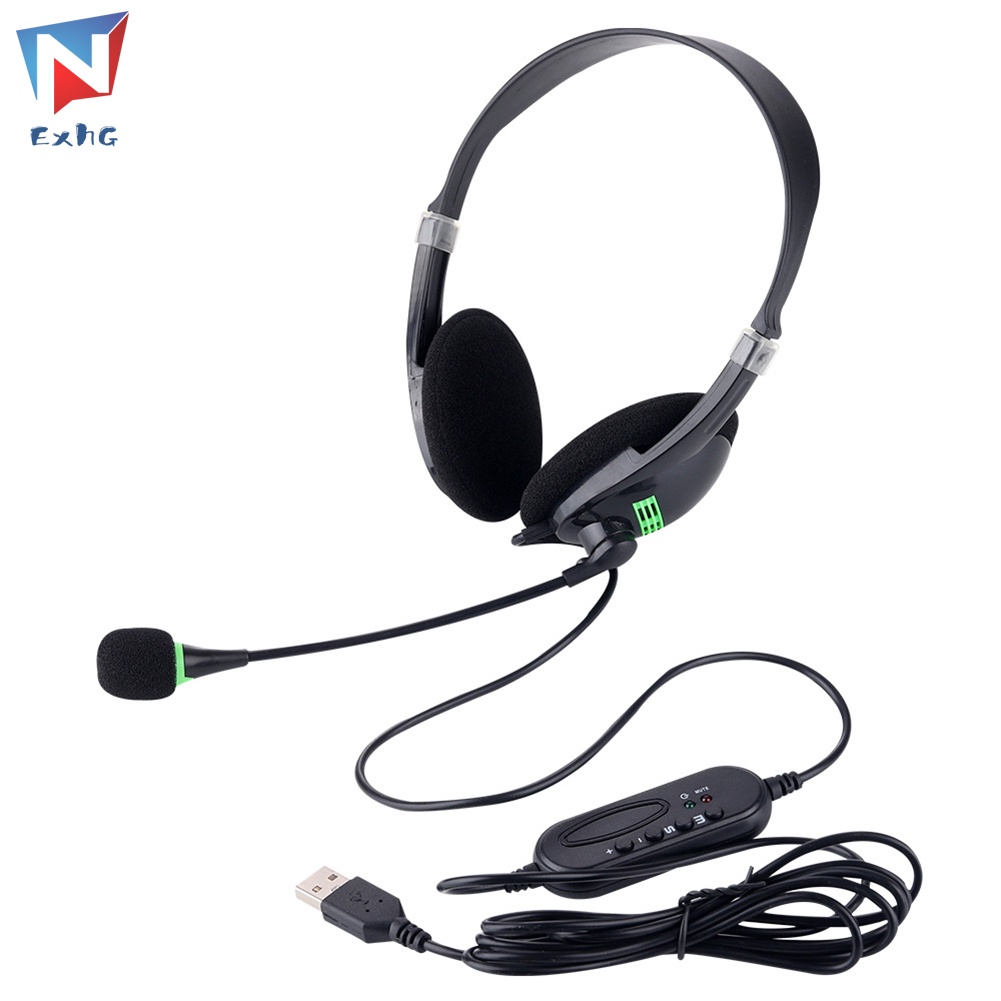 Tai Nghe Tích Hợp Tai Nghe Chống Tiếng Ồn Cổng Usb Dành Cho Văn Phòng