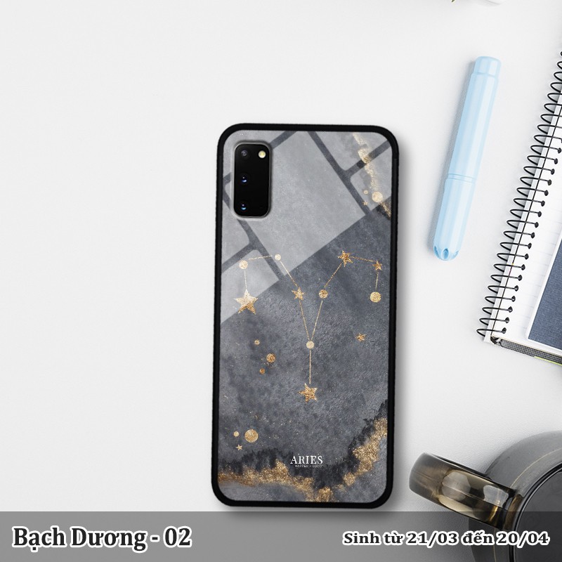 Ốp lưng kính Samsung Galaxy S20/ S20 5G -cung hoàng đạo