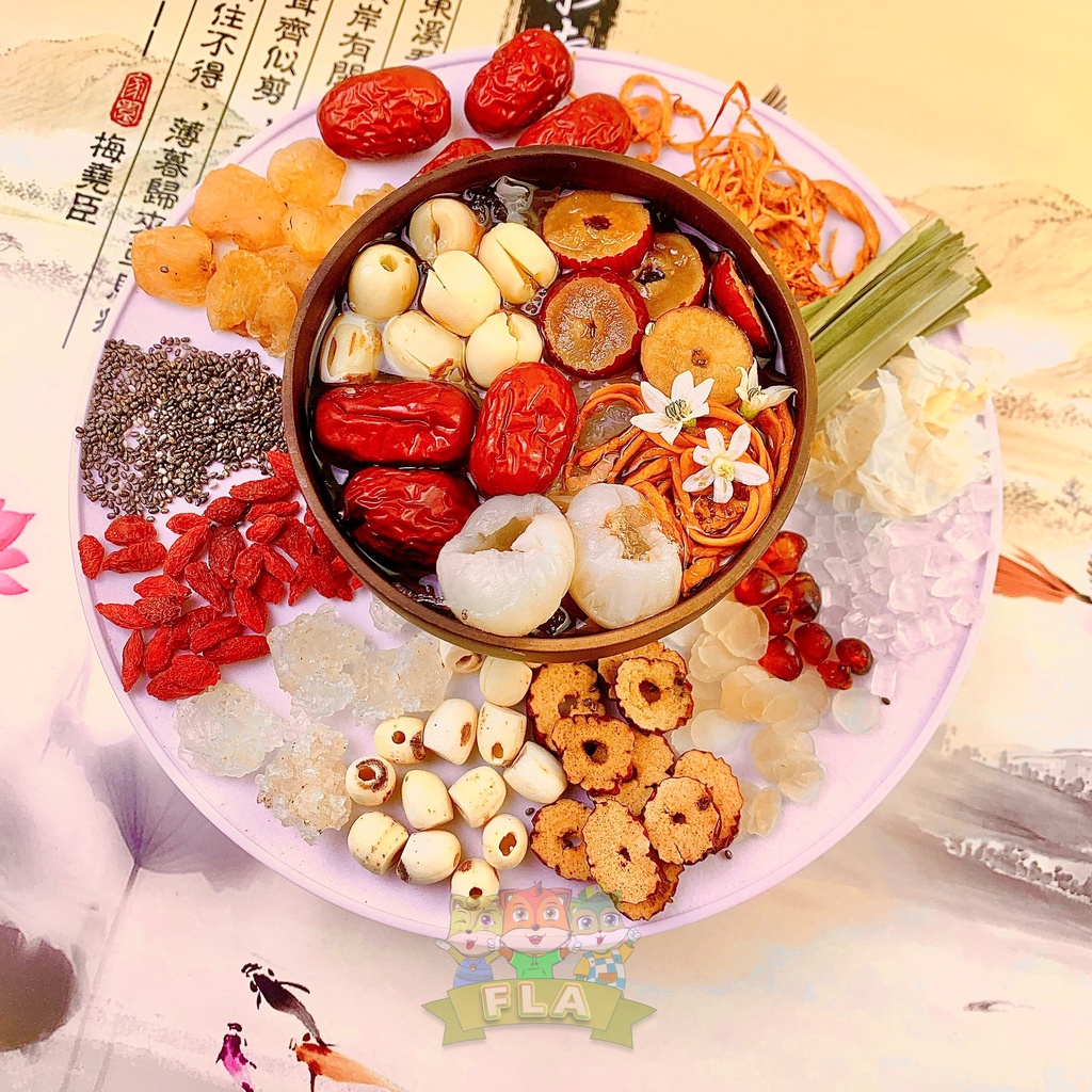 Chè dưỡng nhan tuyết yến By FLA set nguyên liệu 12-15 chén