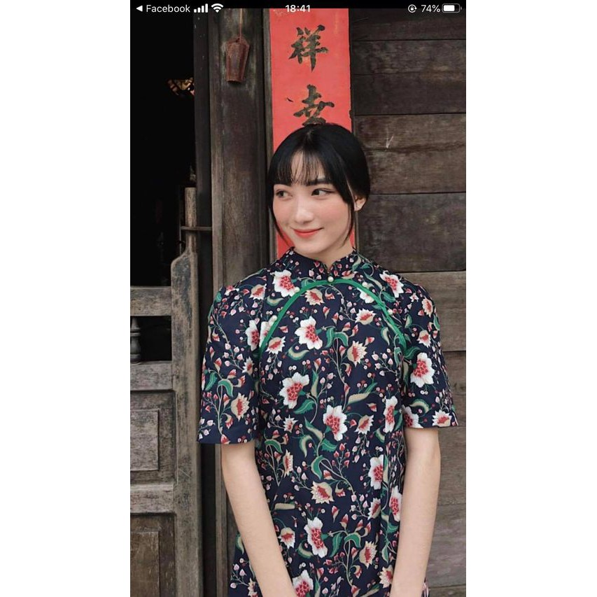 Đầm sườn xám