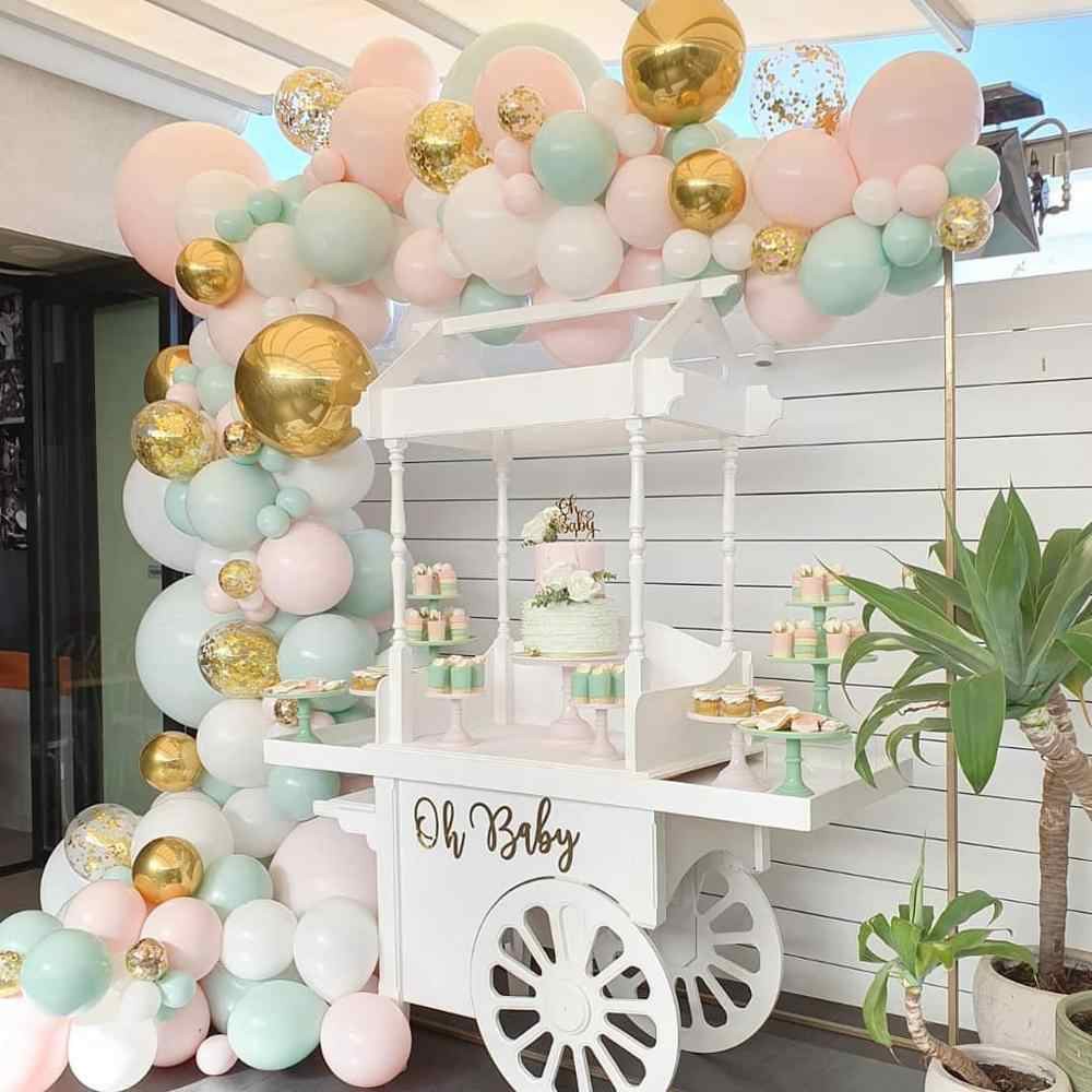 Bong Bóng Macaron 6&quot;(15cm) Trang Trí Các Bữa Tiệc Sinh Nhật, Happy 30 Days, Bóng Pastel Tone Màu Ngọt Ngào, Đáng Yêu