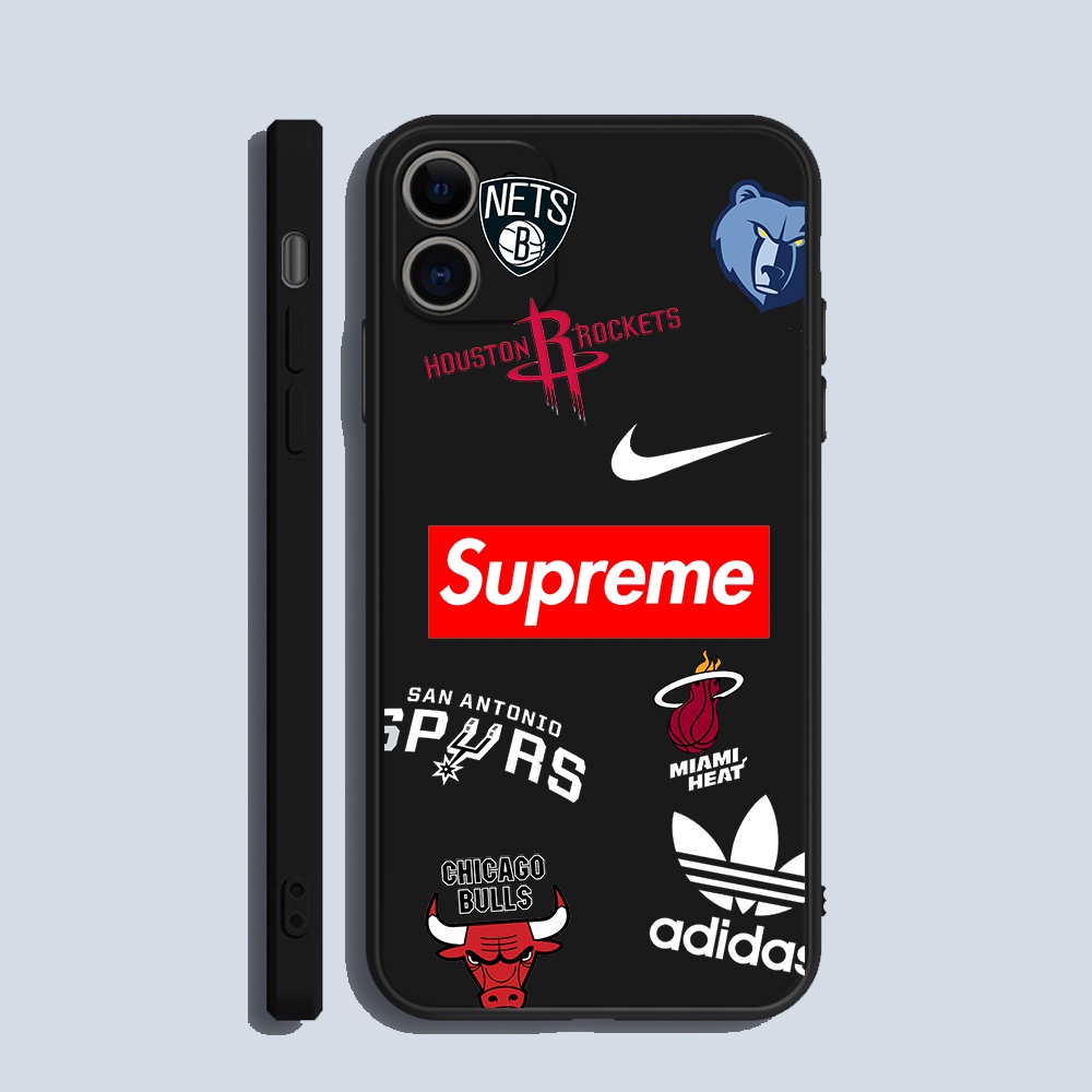 Ốp Lưng Cạnh Vuông IPhone Hình Superme. BVC Cho Iphone6/6s/7/8/7plus/8plus/6plus/6splus/11/11pro