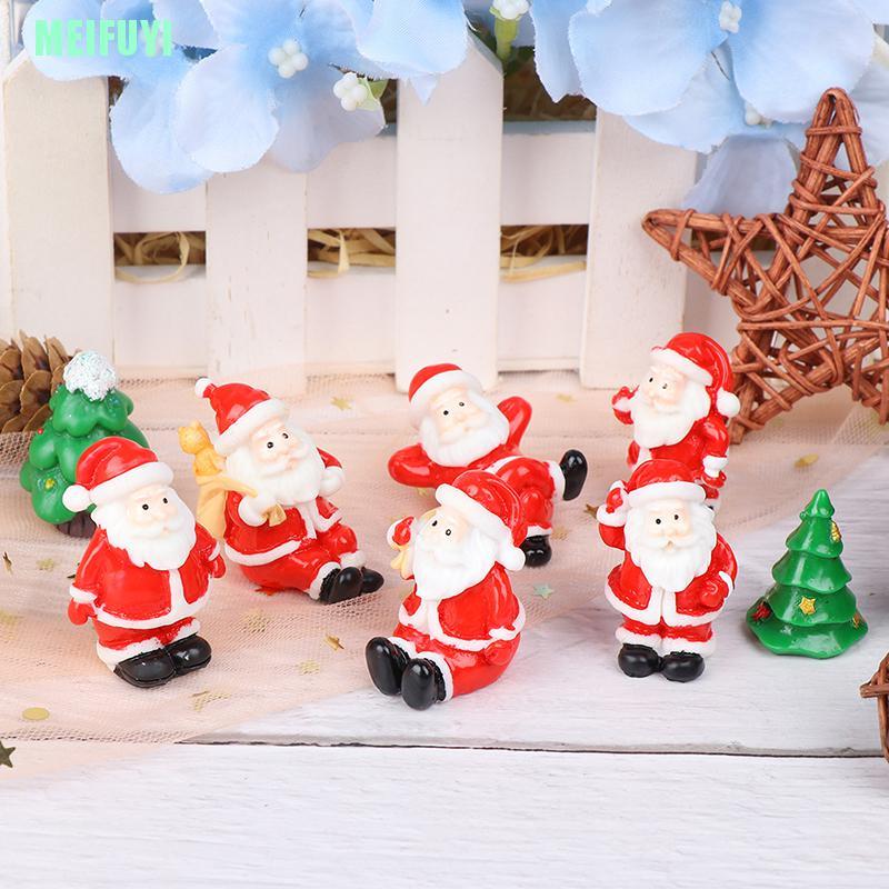 Mô Hình Ông Già Noel / Người Tuyết Mini Dễ Thương Trang Trí Sân Vườn