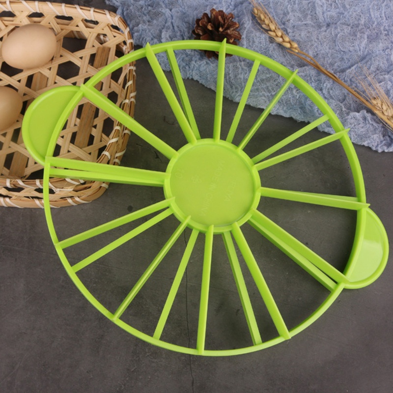Set 10/12 Thanh Chia Làm Bánh Bằng Nhựa Hình Tròn Tiện Dụng