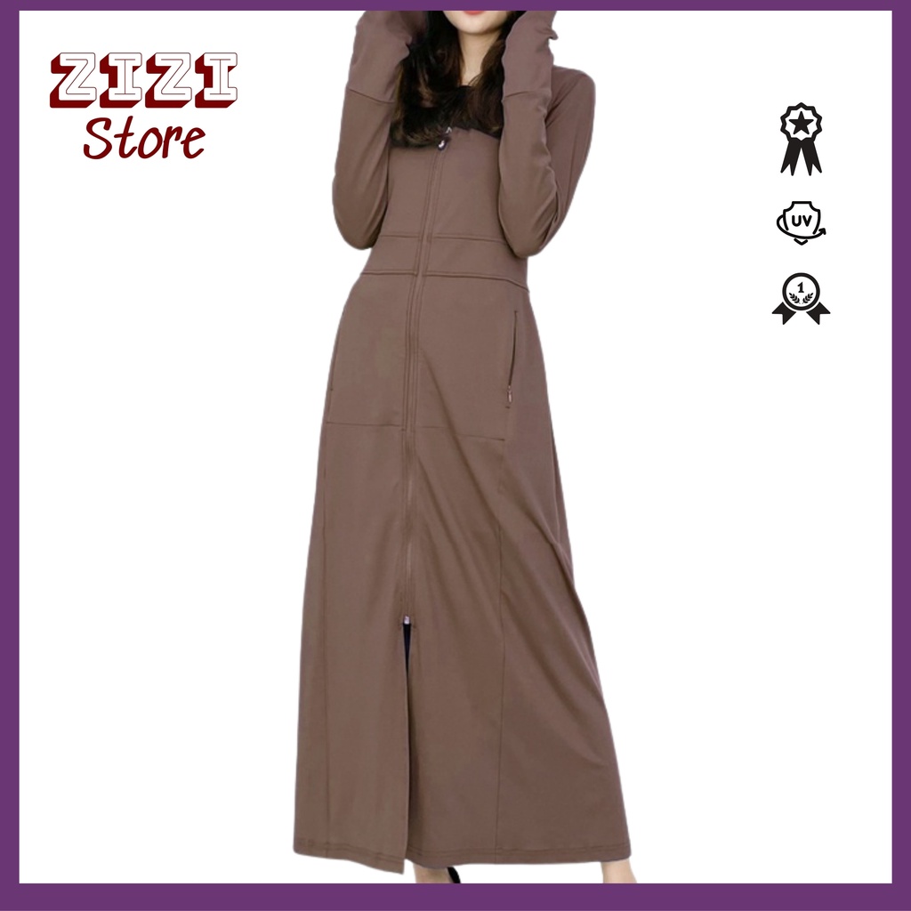 Áo chống nắng toàn thân vải thông hơi làm mát cao cấp