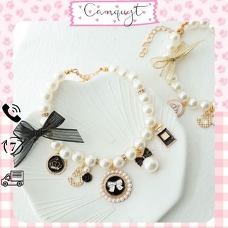 Vòng đeo cổ hạt lady little fragrant wind cho thú cưng