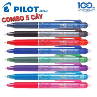 COMBO 5 CÂY BÚT BI TẨY XÓA ĐƯỢC PILOT FRIXION 0.5/0.7
