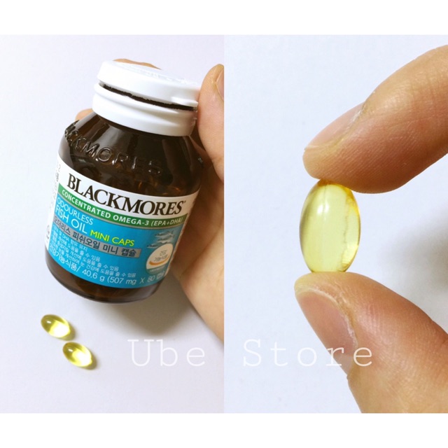 [Mã COS1505 giảm 8% đơn 300K] DẦU CÁ KHÔNG MÙI BLACKMORES FISH OIL MINI CAPS 80V #SALE_OFF_60% | BigBuy360 - bigbuy360.vn
