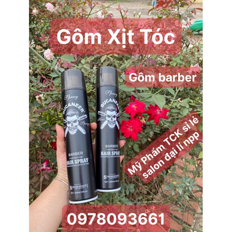 [Hàng Chính Hãng] Gôm Barber Xịt Tóc Tạo Kiểu