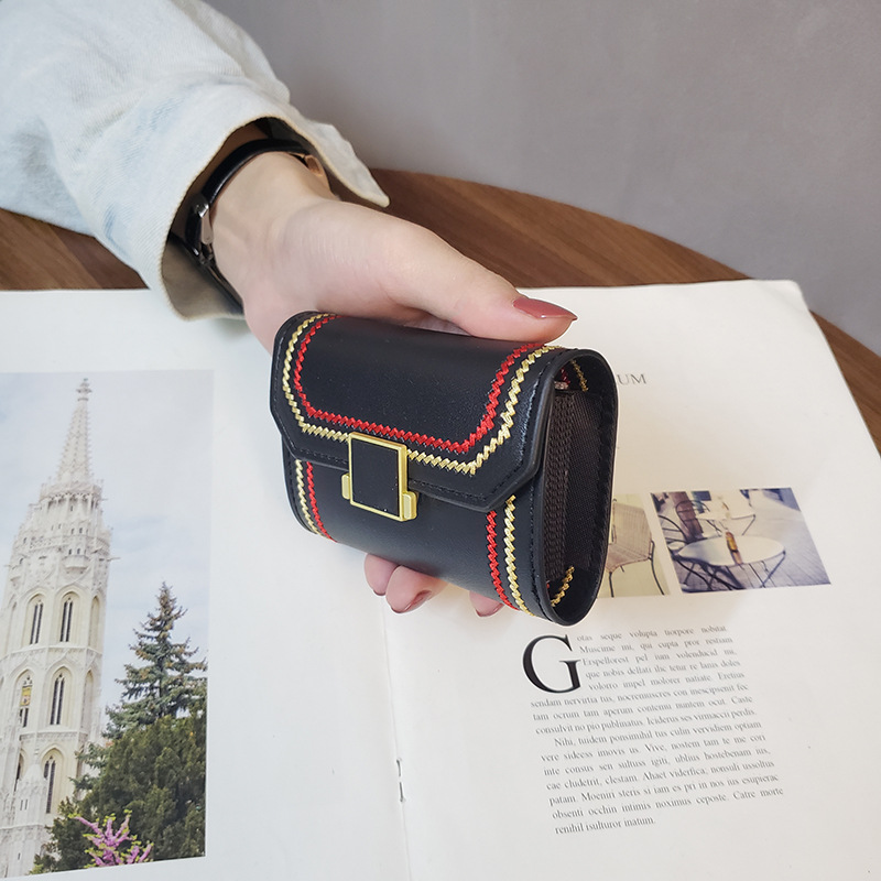 Ví Nữ Gấp Gọn Đa Năng Có Khóa Kéo Phong Cách Hàn Quốc Mới