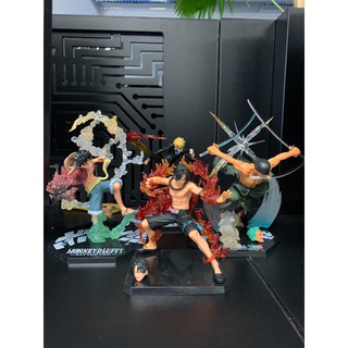 Mô hình ace, luffy, zoro,sanji