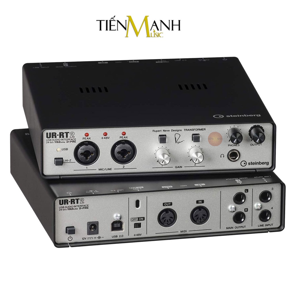 Soundcard Steinberg UR-RT2 - Sound Card Bộ Thu Âm Thanh và Livestream Audio Interface UR RT2