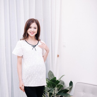 Áo bầu xinh đẹp nơi công sở
