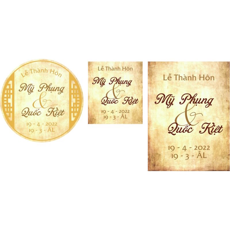 card thông tin lễ cưới