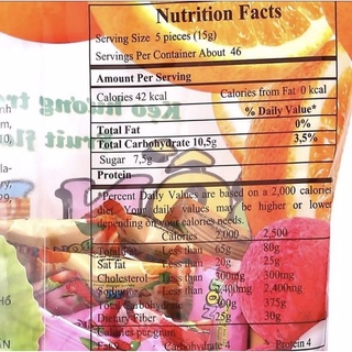 Kẹo Trái Cây Bốn Mùa Bibica Bịch 650G