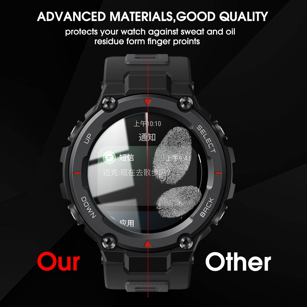 Kính Cường Lực Bảo Vệ Màn Hình Chống Nổ Độ Nhạy Cao Cho Huami Amazfit T-Rex / T-Rex Pro