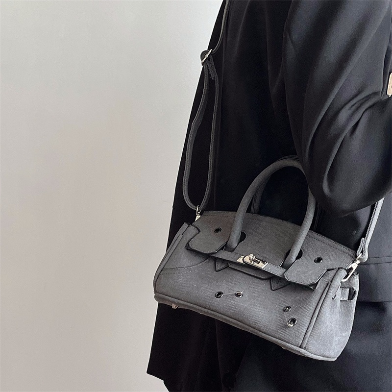 Túi Xách Denim Thiết Kế Mới Thời Trang Theo Phong Cách Nhật Bản Dành Cho Nữ