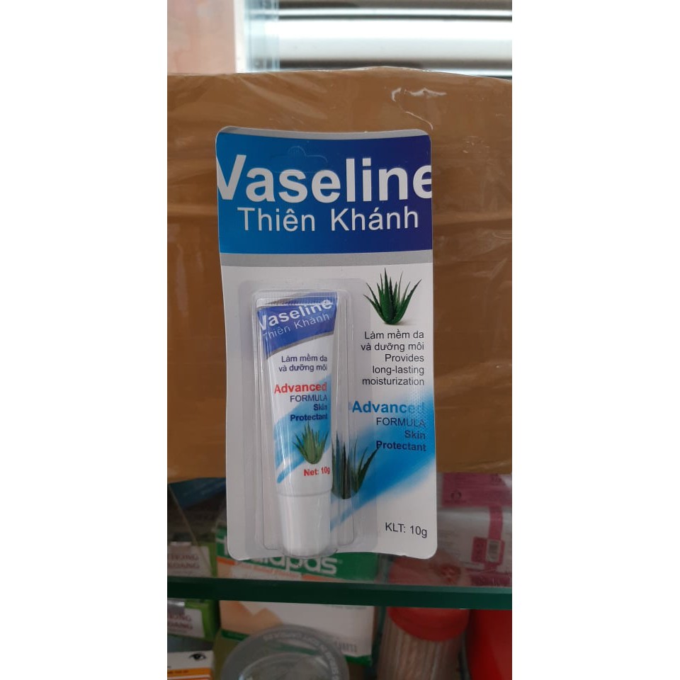 Vaselin thiên khánh hương dâu, nha đam, vascumin nghệ tube 10gr vaseline