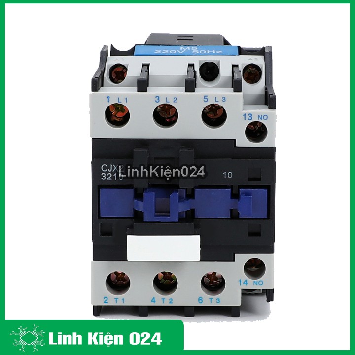 Khởi động từ contactor CJX2 380V  thường mở NO vỏ chống cháy, công suất lớn