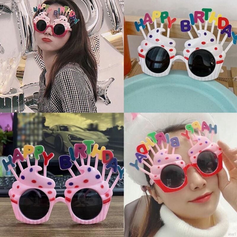 Kính thời trang Happy Birthday, kính hoa cúc new 2021
