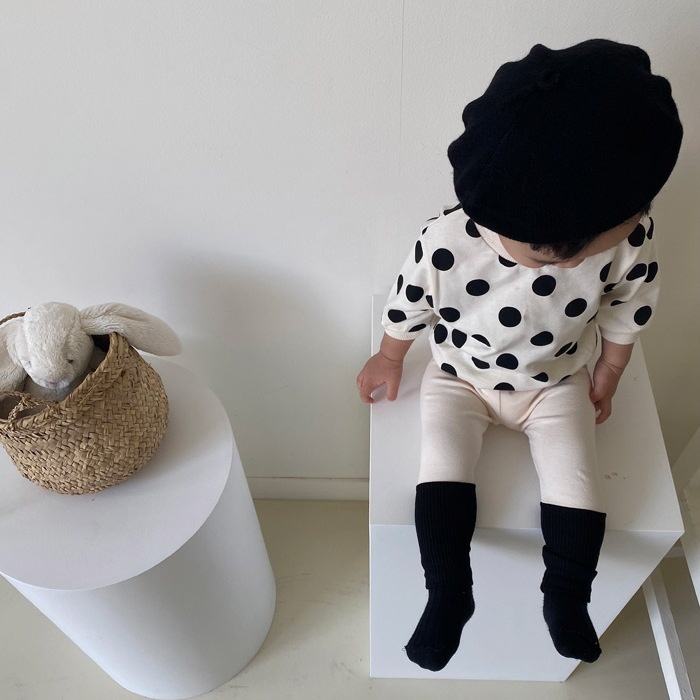 Quần Legging Màu Dễ Phối Đồ Thời Trang Phong Cách Hàn Quốc Cho Bé Sơ Sinh 0-24 Tháng Tuổi