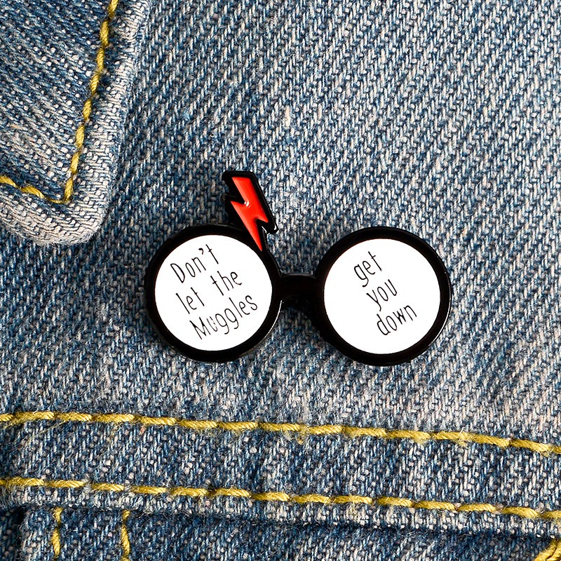 Ghim Cài Áo Hình Nhân Vật Hoạt Hình Harry Potter Vui Nhộn Cho Nữ