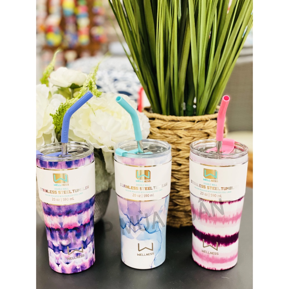 Ly giữ nhiệt Wellness Double Wall Stainless Steel Tumbler - nhiều mẫu, 590ml