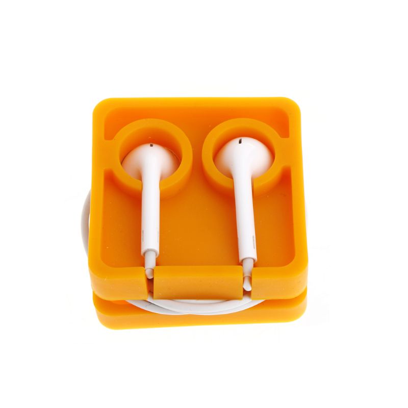 Dụng Cụ Quấn Dây Cáp / Tai Nghe Bằng Silicone Gọn Gàng Tiện Lợi