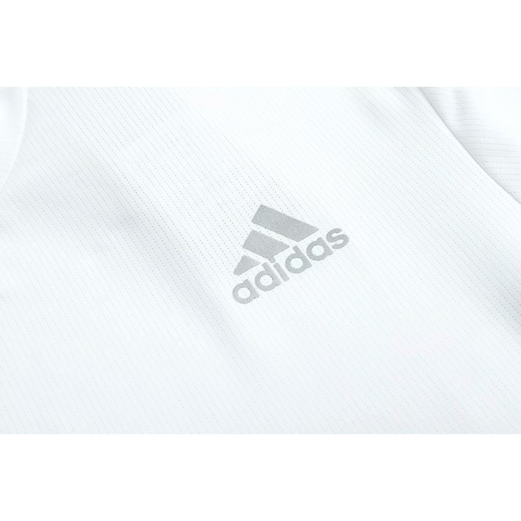 Adidas Cộc tay Áo khoác thể thao nam Mùa hè Được bọc Aresto khô Tập thể dục tay áo ngắn Áo sơ mi ngắn tay chạy