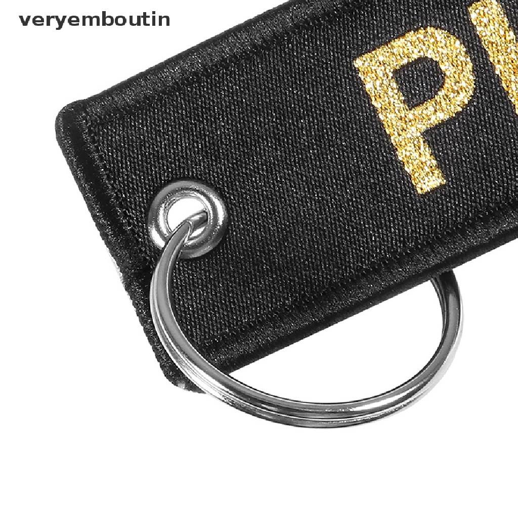 Móc Khóa Thêu Chữ Co-Pilot Dùng Làm Quà Tặng Cho Hành Lý