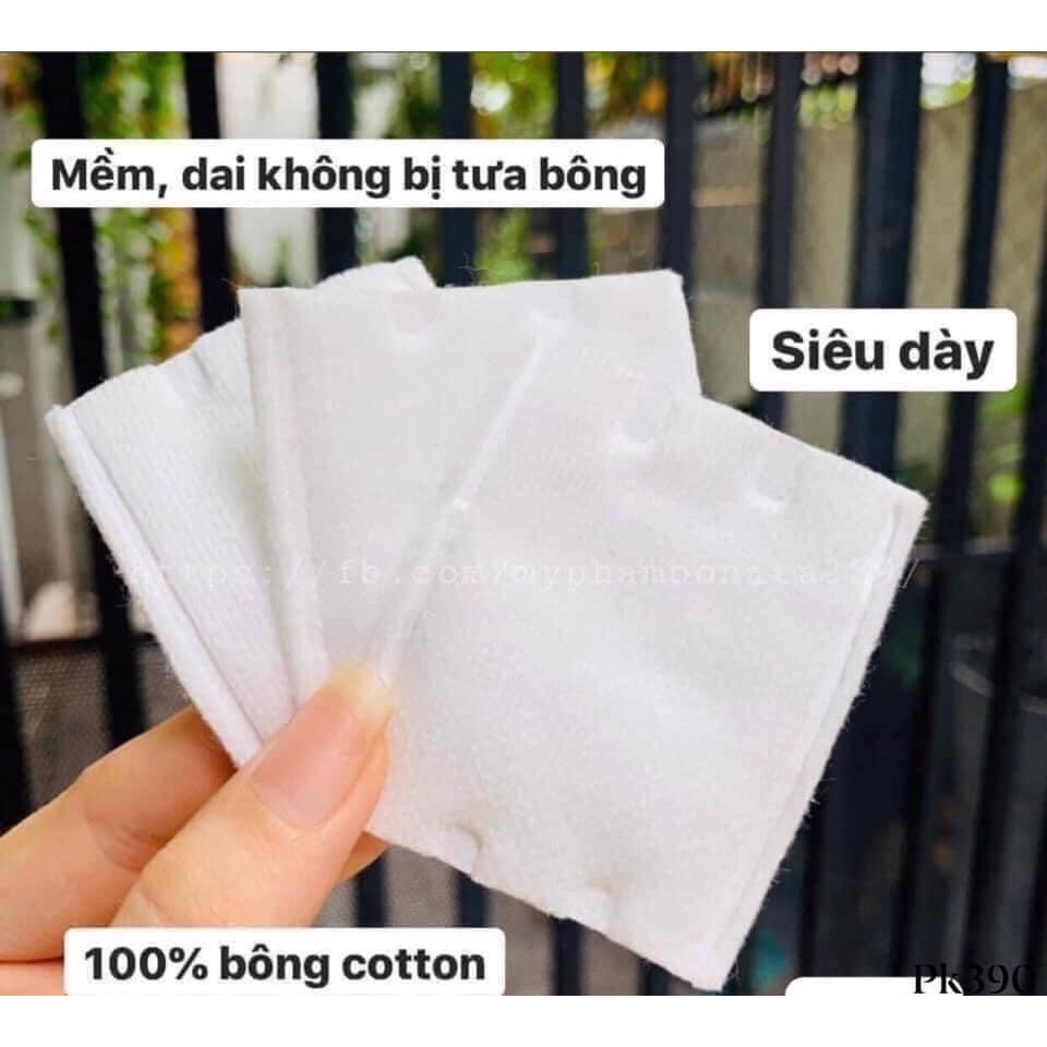 ❣️BÔNG TẨY TRANG 222 MIẾNG COTTON SIÊU DAI❣️hàng thiết kế 3 lớp siêu dai mềm tiện lợi phù hợp cho loại loại da