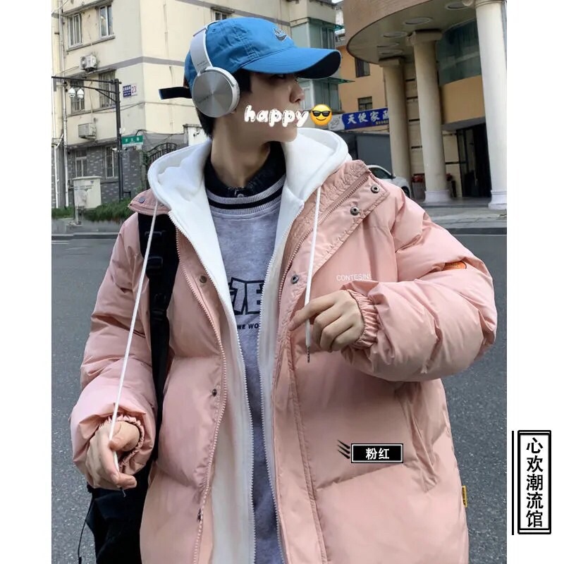 SẴN  hàng gưi ngay -Áo phao mặc đôi  mẫu mới, Áo phao béo mũ nỉ hàng quảng châu loại 1