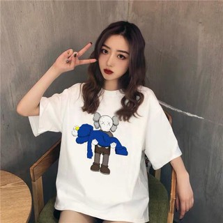 Áo thun cotton kaws hoạt hình