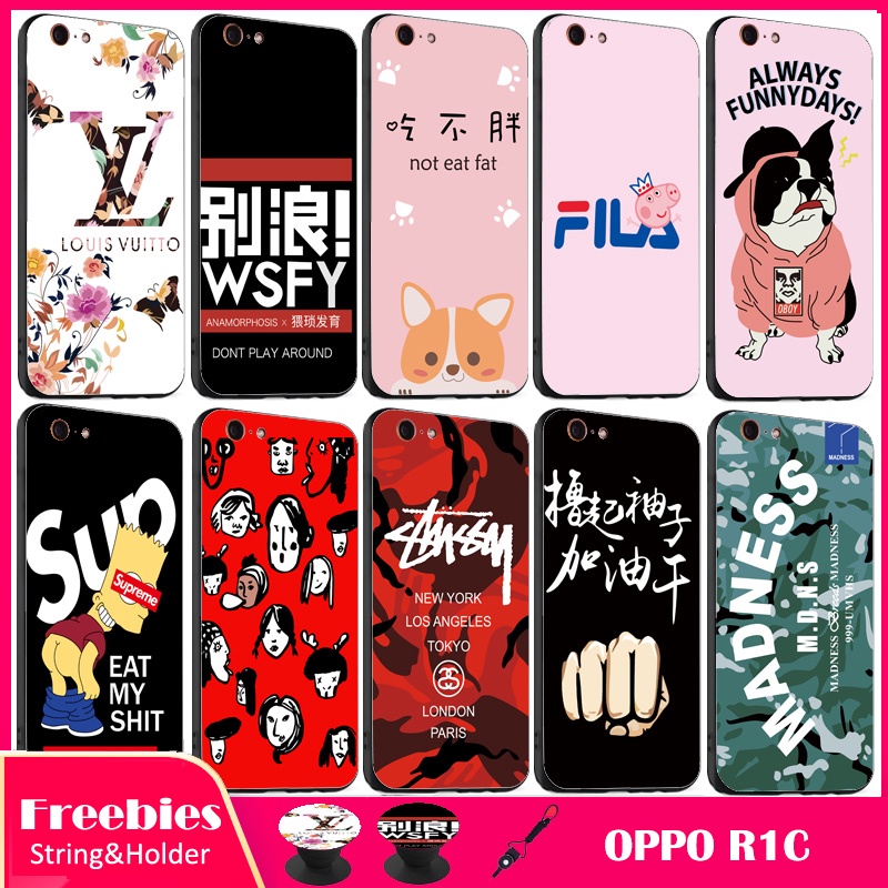 Ốp Điện Thoại Silicon Mềm Có Túi Khí Và Dây Đeo Mẫu Mới Cho OPPO R1C/R8207/R1X