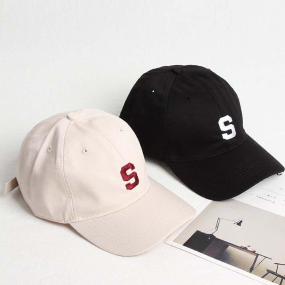 EXPEN Mũ Lưỡi Trai Thêu Chữ S Phong Cách Hip Hop Thời Trang Xuân Hè Cá Tính Dành Cho Nam Nữ