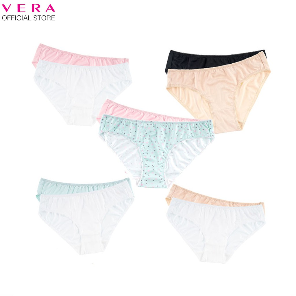 Combo 10 quần lót nữ mát mịn, co giãn thoải mái, kháng khuẩn VERA 6323 [Giao màu ngẫu nhiên] | BigBuy360 - bigbuy360.vn