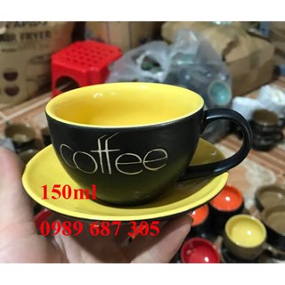 Bộ ly cốc cafe gốm 150ml